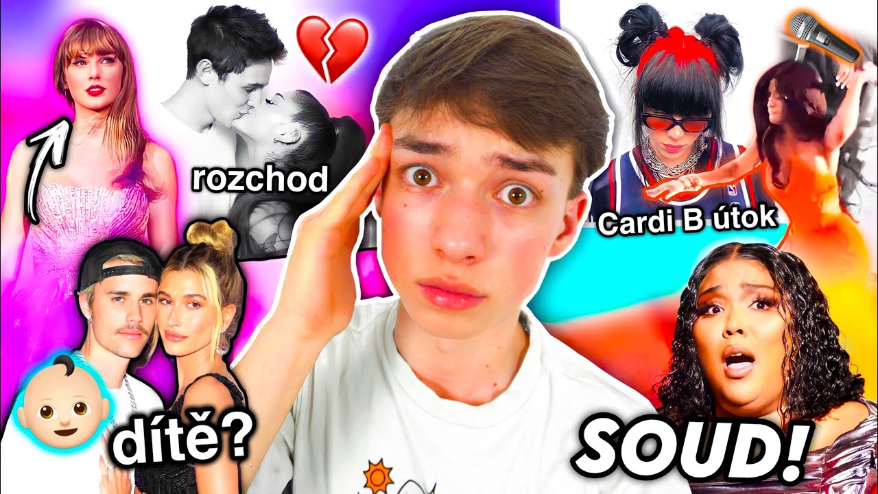 CO SE DĚJE: Rozvod Ariany, Cardi B útoky, Justin a Hailey Bieber, Lizzo ŽALOBA, Doja Cat, Kylie LŽI