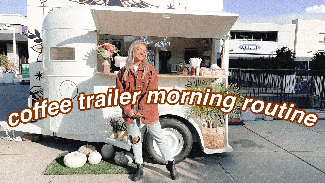 MORNING ROUTINE | opening my coffee trailer / zaful haul