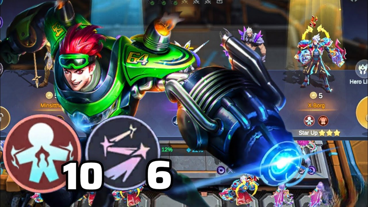 LUMINEXUS X-BORG METRO ZERO 10 SYNERGIES ACTIVE | MAGIC CHESS GO GO META