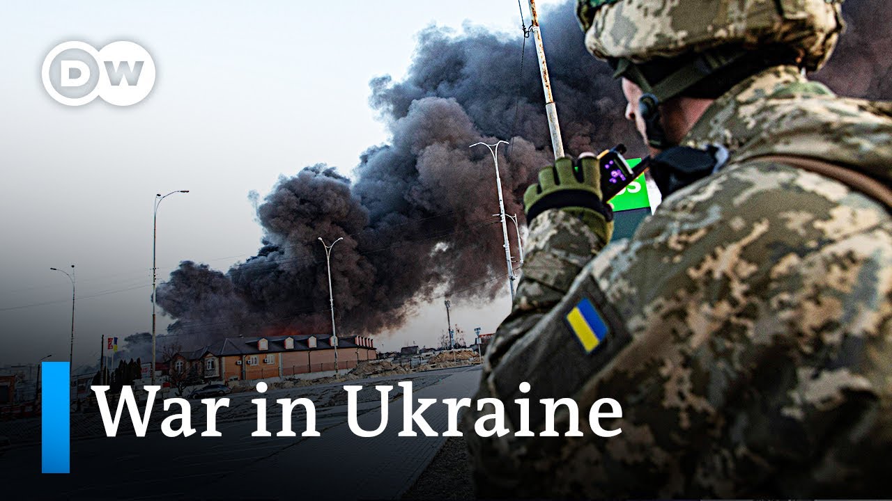 Russian missile attacks destroy Lviv aircraft facility in western Ukraine | DW News