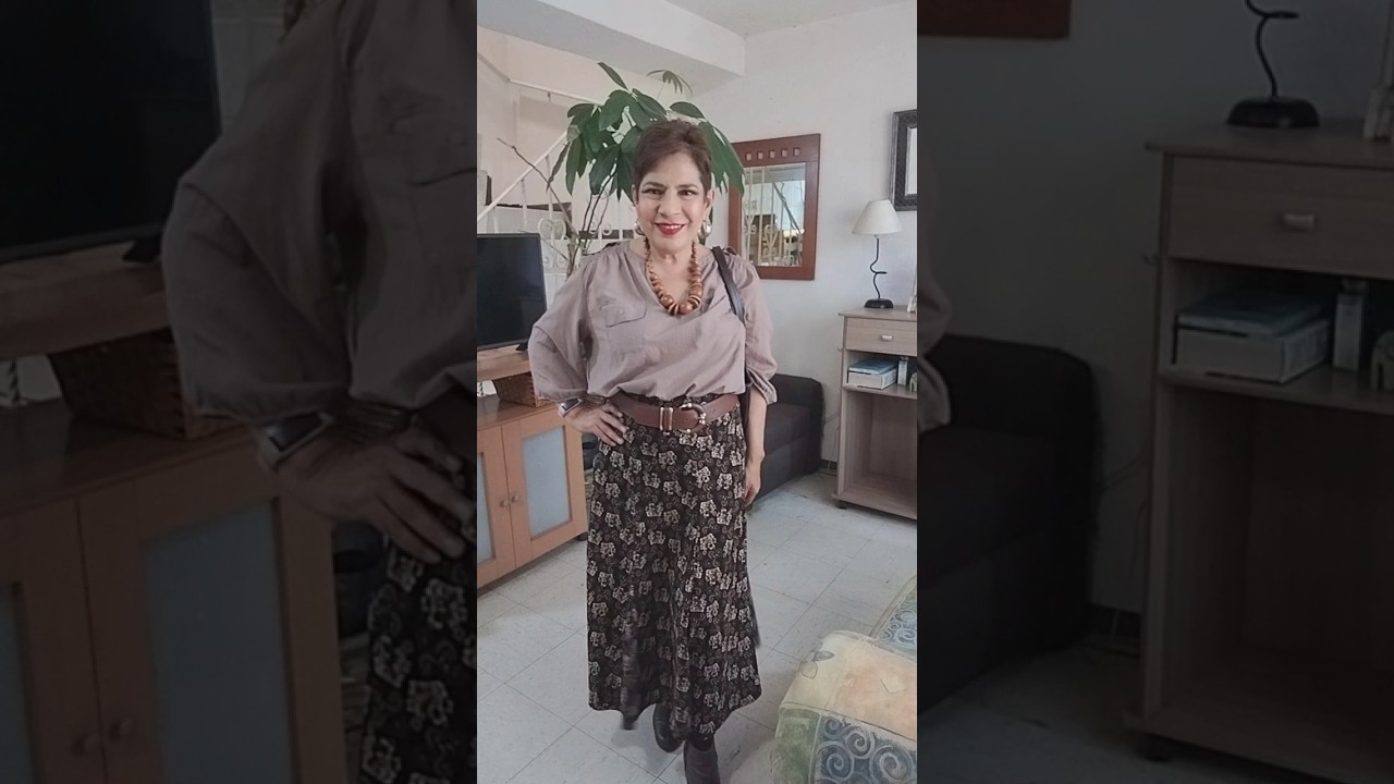 Outfit mujer mayor de 50 .#ropadesegundamano #mujermayor#tianguishaul