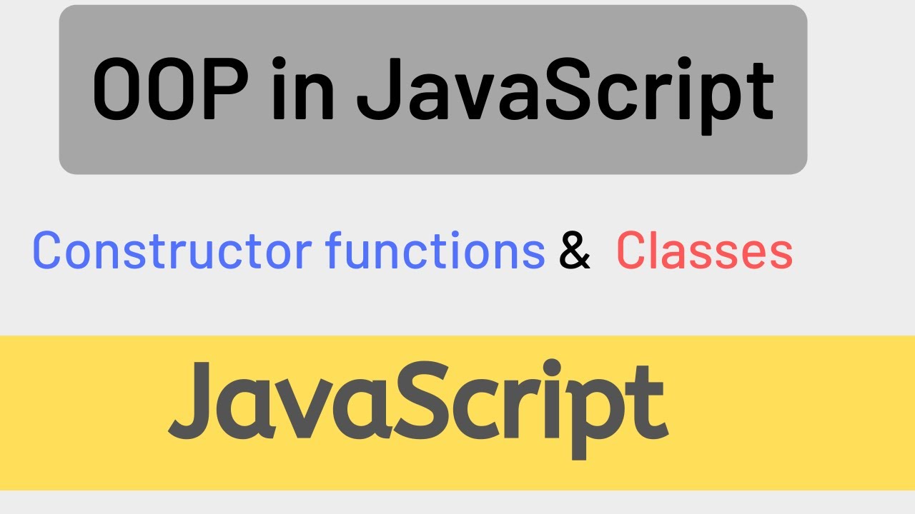 OOP in JavaScript
