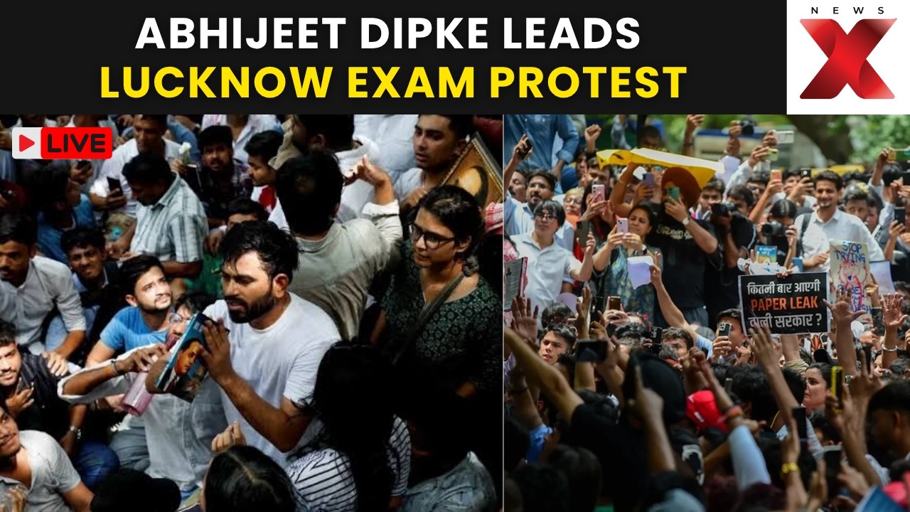 Cockroach Janta Party Protest LIVE: Abhijeet Dipke Joins Massive Student Protest In Lucknow | NewsX