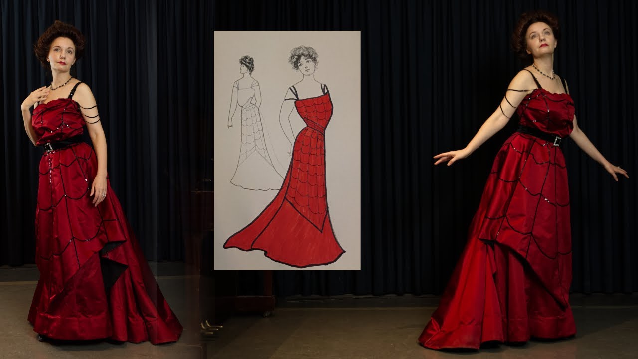 Edwardian couture evening gown part 2: The bodice and final result