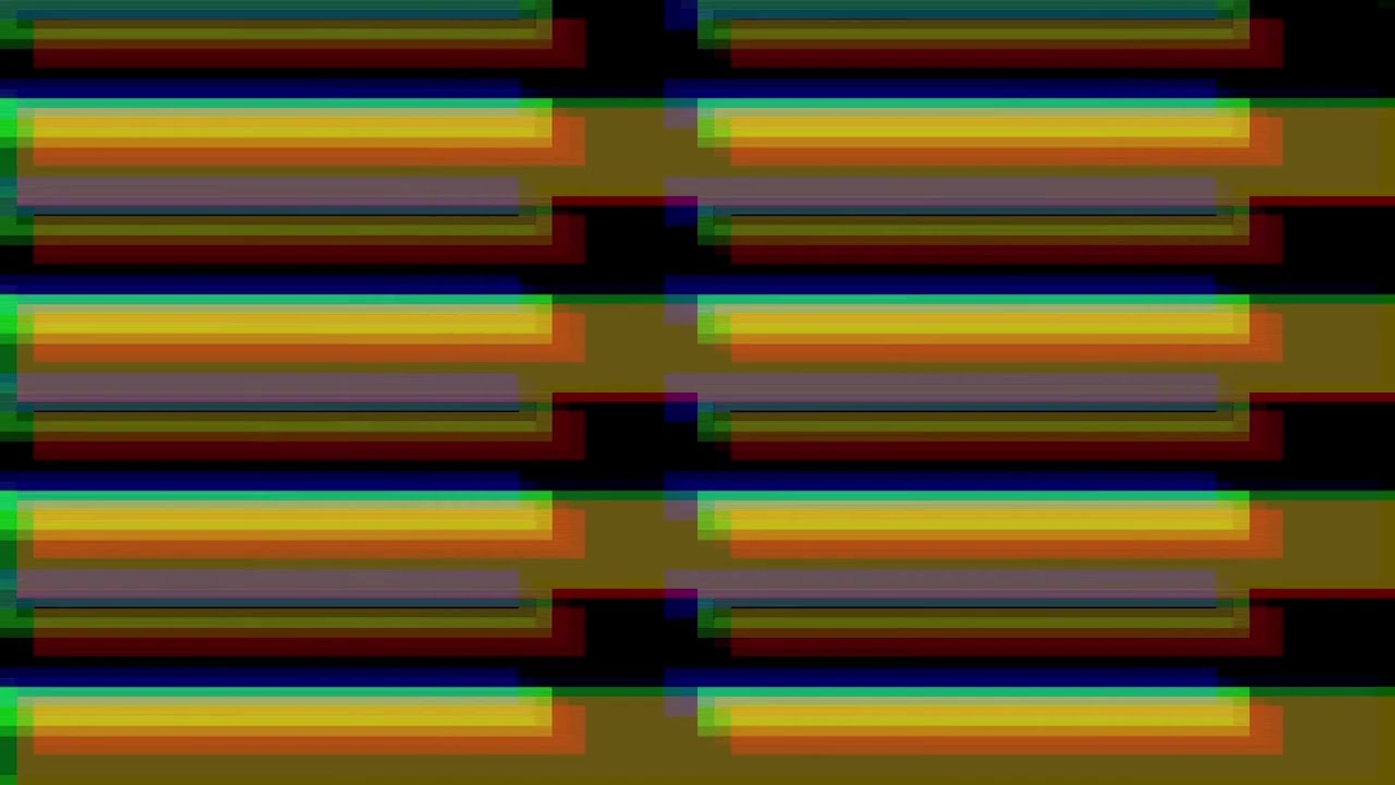 Portamento -  High energy synthesizer and drum track with synchronized abstract video glitch art