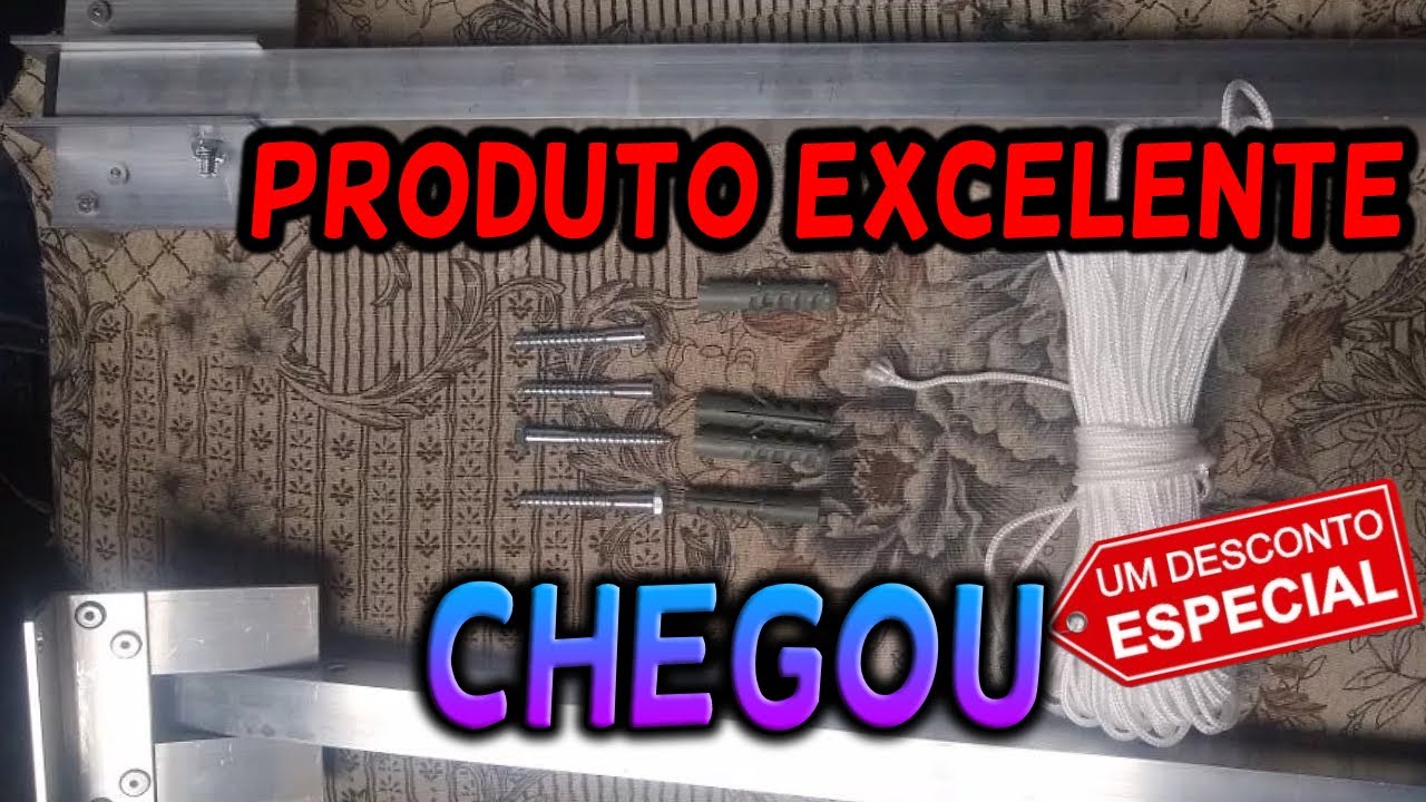 VARAL RETRATIL FACIL, RAPIDO E BARATO / VARAL DE ROUPA DE PAREDE RETRATIL / VARAL DE PAREDE RETRATIL