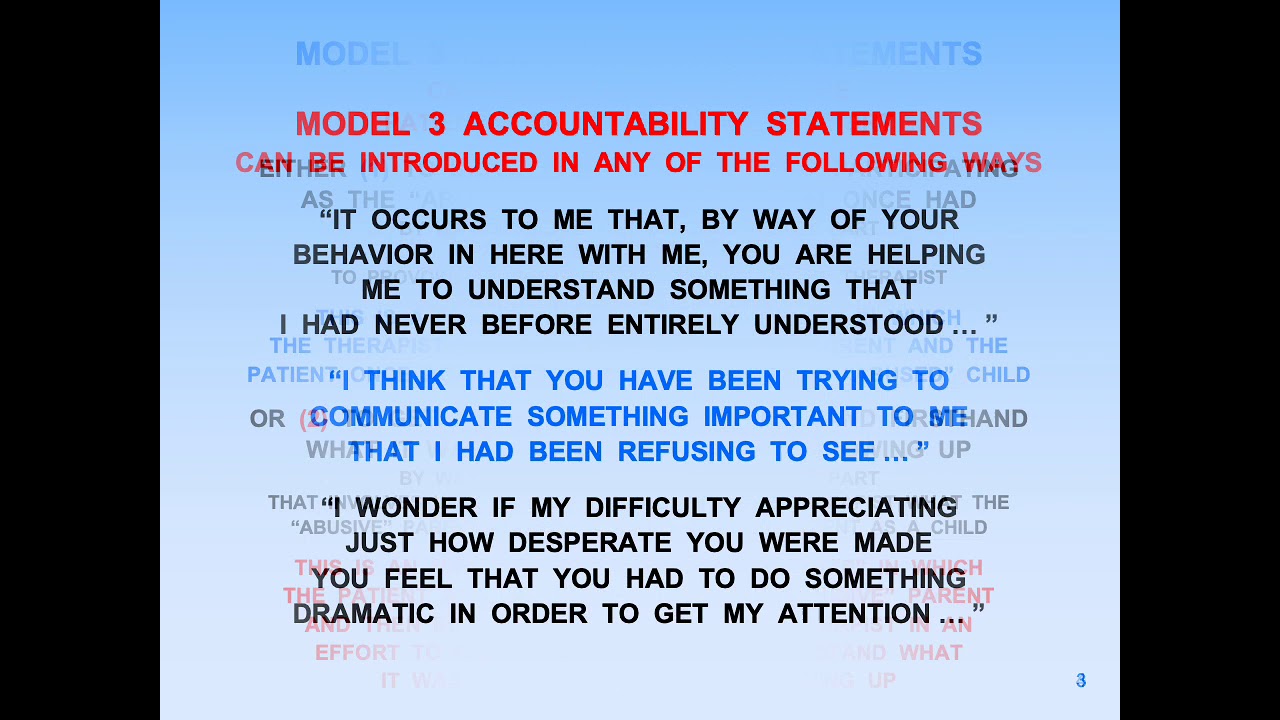 WEEK 4 Part 1 – The Therapist as Authentic Subject