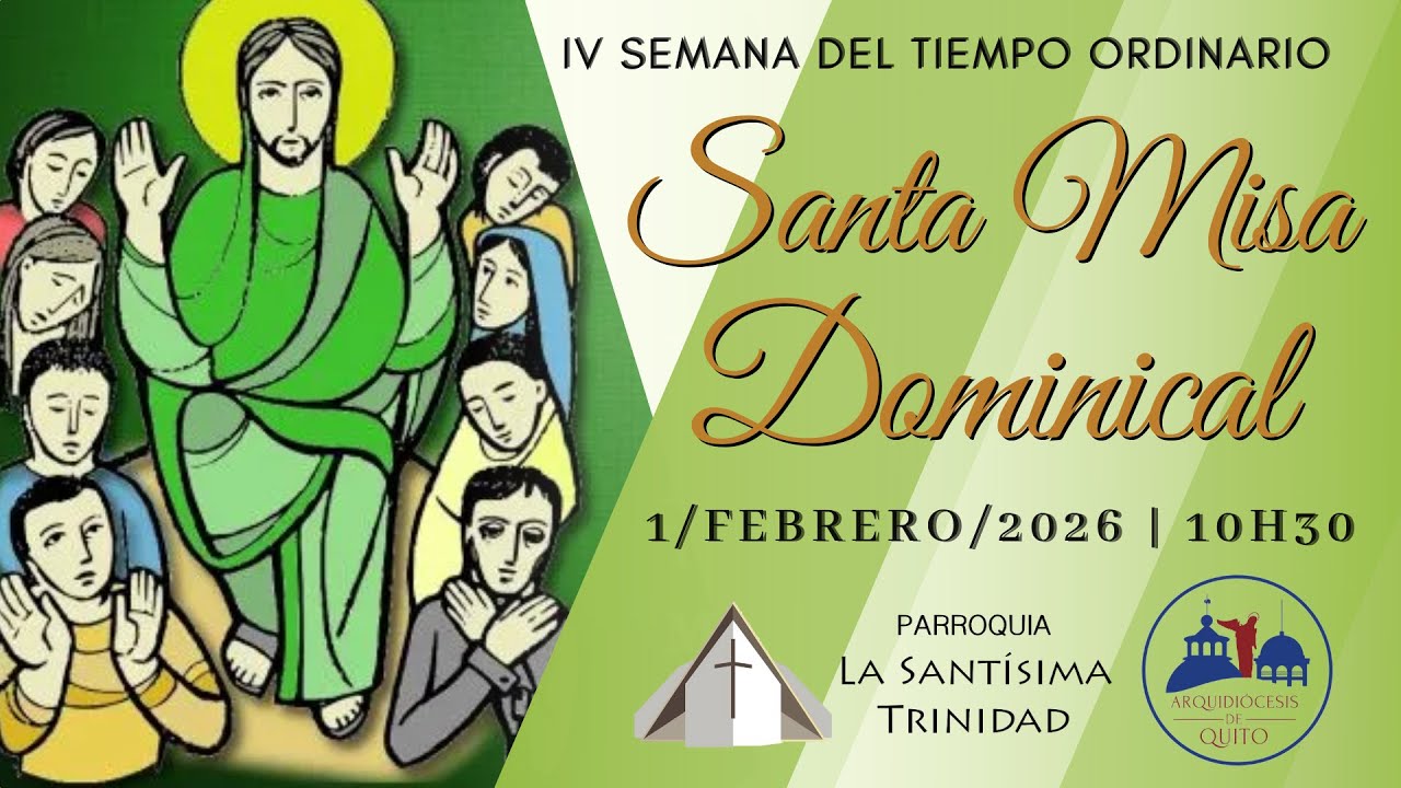 SANTA MISA EN VIVO 10H30 | 01 DE FEBRERO DE 2026 | IV DOMINGO DEL TIEMPO ORDINARIO