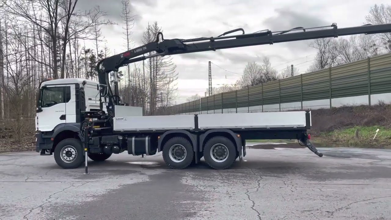 MAN TGS 33.430 6x4 Hiab 138-3 HD Truck Solutions Pritschen Aufbau
