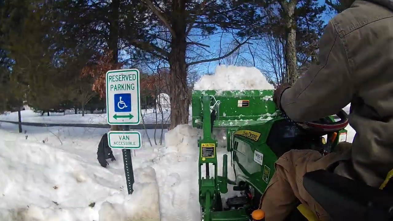 Running out of room for snow