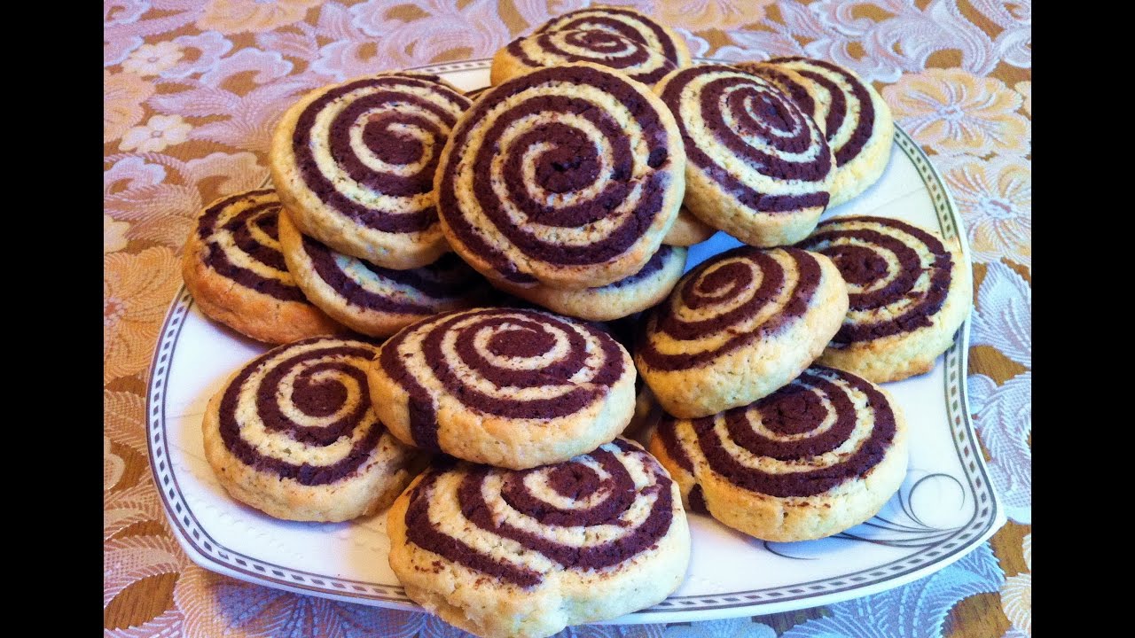 Печенье Улитки / Печенье Зебра / Песочное Печенье / Shortbread Snail / Cookies / Простой Рецепт