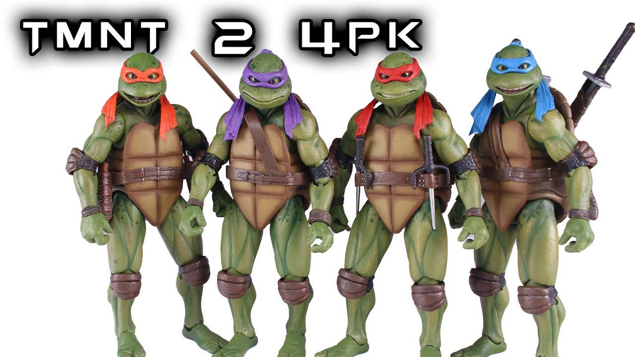 NECA TMNT II: The Secret of the Ooze 4pk Action Figure Review