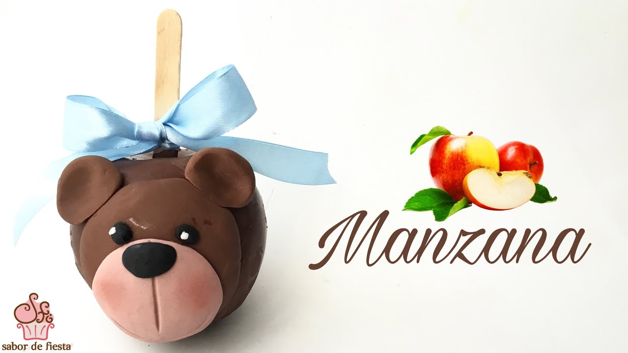 🍎COMO DECORAR UNA MANZANA con 🍫 Y FONDANT