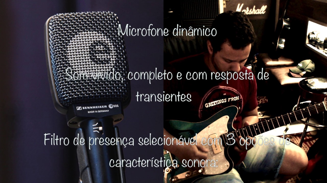 MIC  SENNHEISER  e906 + Mv Custom+Ecstasy Blue