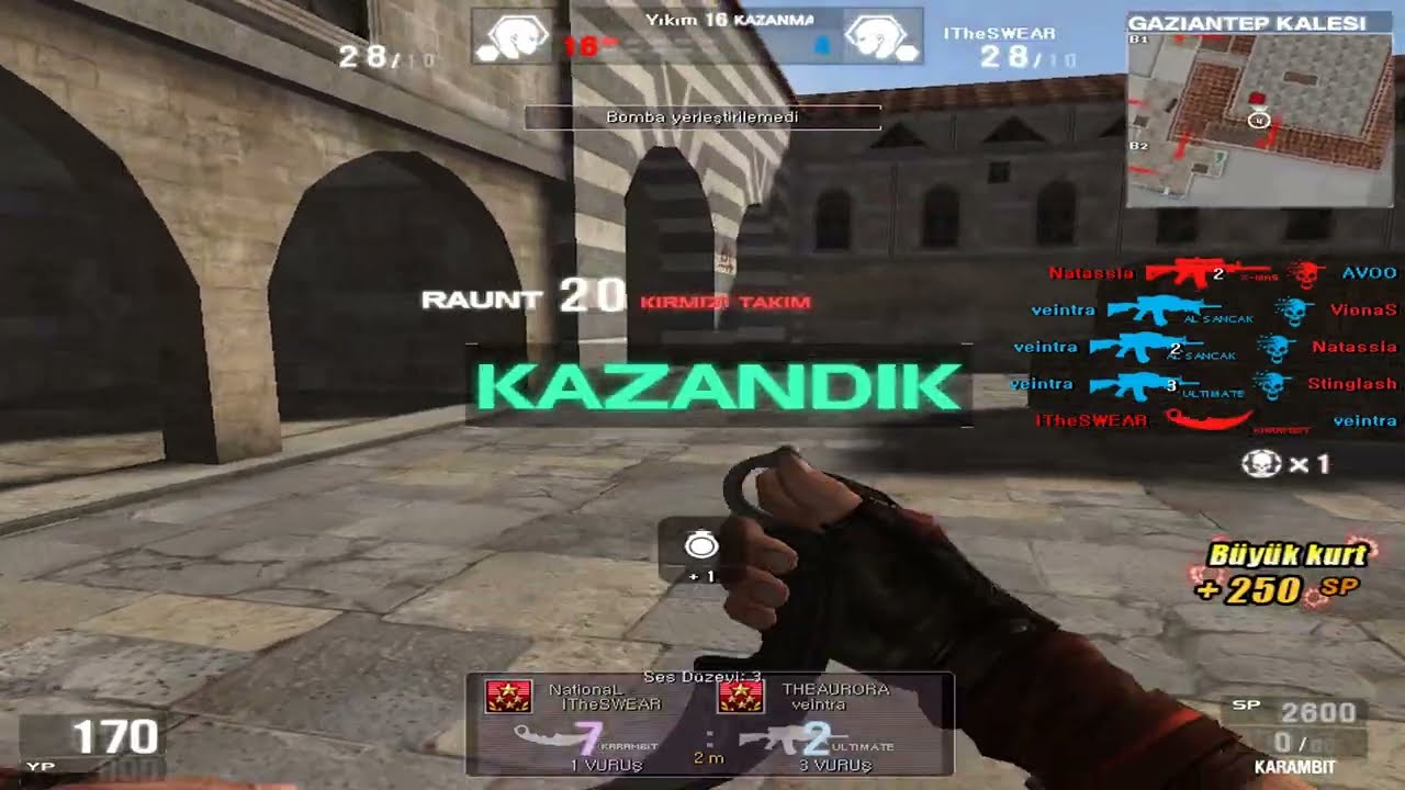 #wolfteam TheSWEAR fatsa tk turnuvası vuruş kesiti