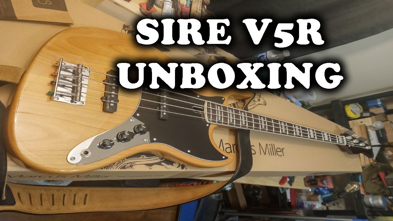 Sire V5R Marcus Miller 4-string bass unboxing