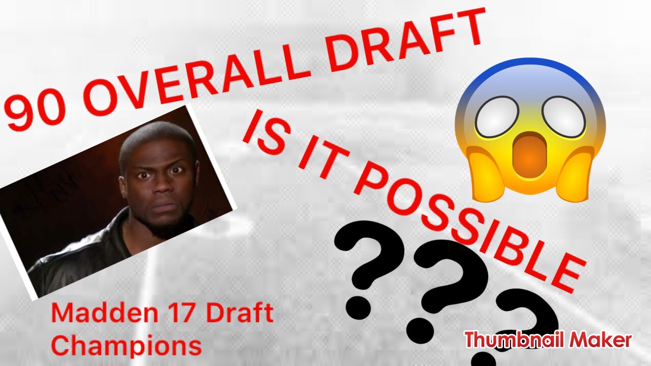 90 OVERALL DRAFT!!! EPIC GAME!! Madden 17 Draft Champions