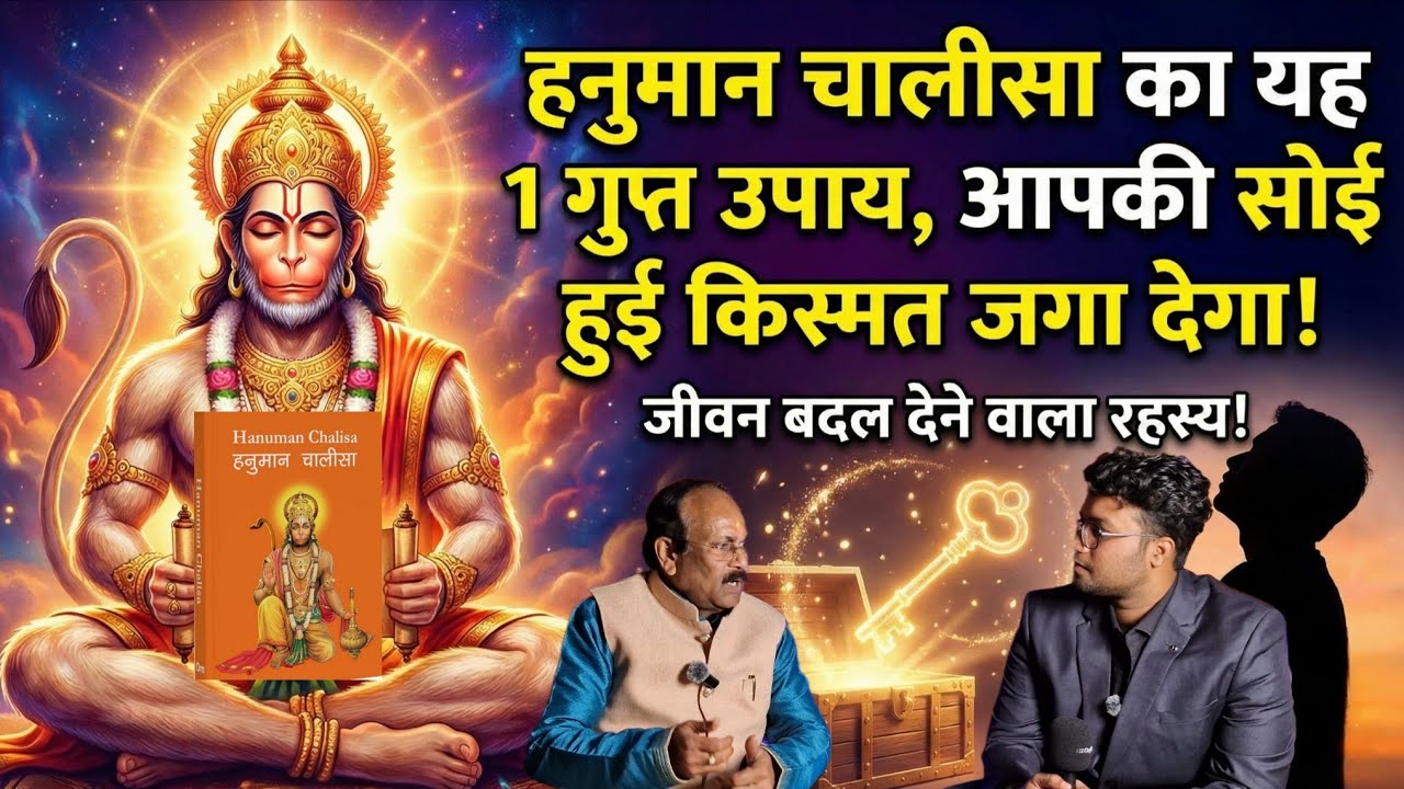 हनुमान चालीसा का यह 1 गुप्त उपाय, आपकी सोई हुई किस्मत जगा देगा! @dr.rajanikantshrivastavaastro