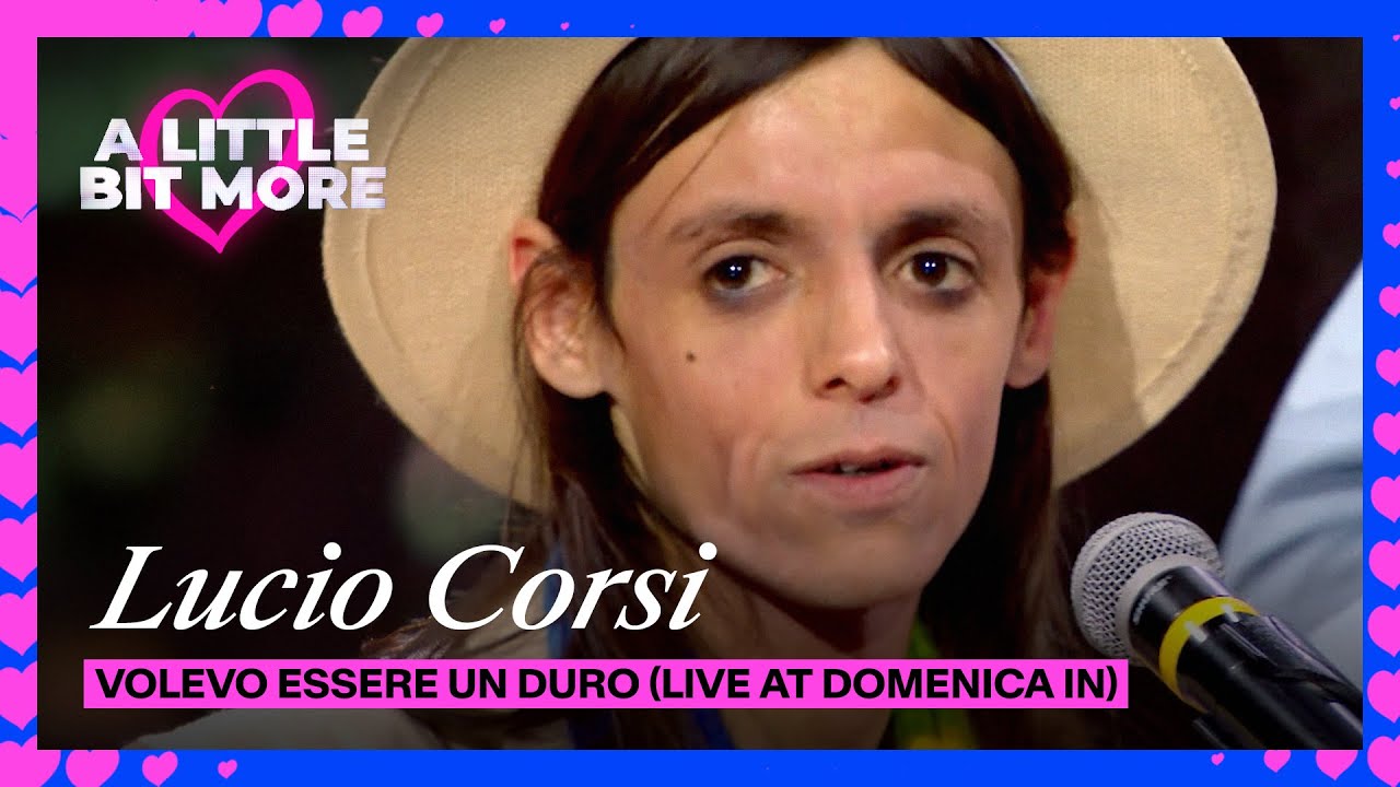 Lucio Corsi - Volevo Essere Un Duro (Live at Domenica In) | Italy 🇮🇹 | #EurovisionALBM