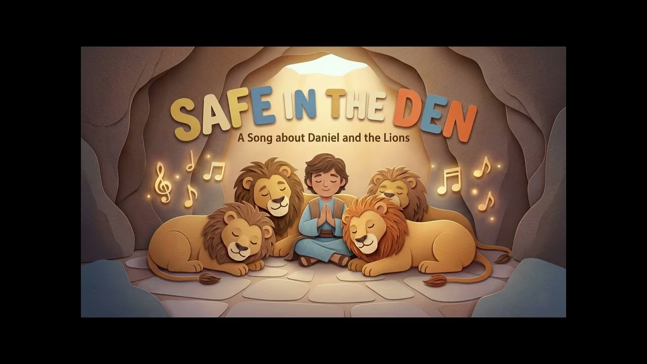 Safe in the Den (Daniel and the Lions) - Little Friends In Light (Bible Story Song)