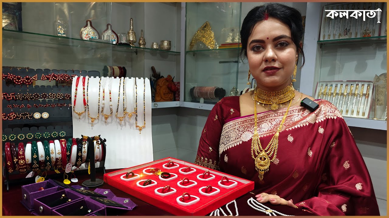 Light Weight Design Collection Price🏵️ Earrings Chur Sakha Pola Choker Necklace Gold Jewellery Shop