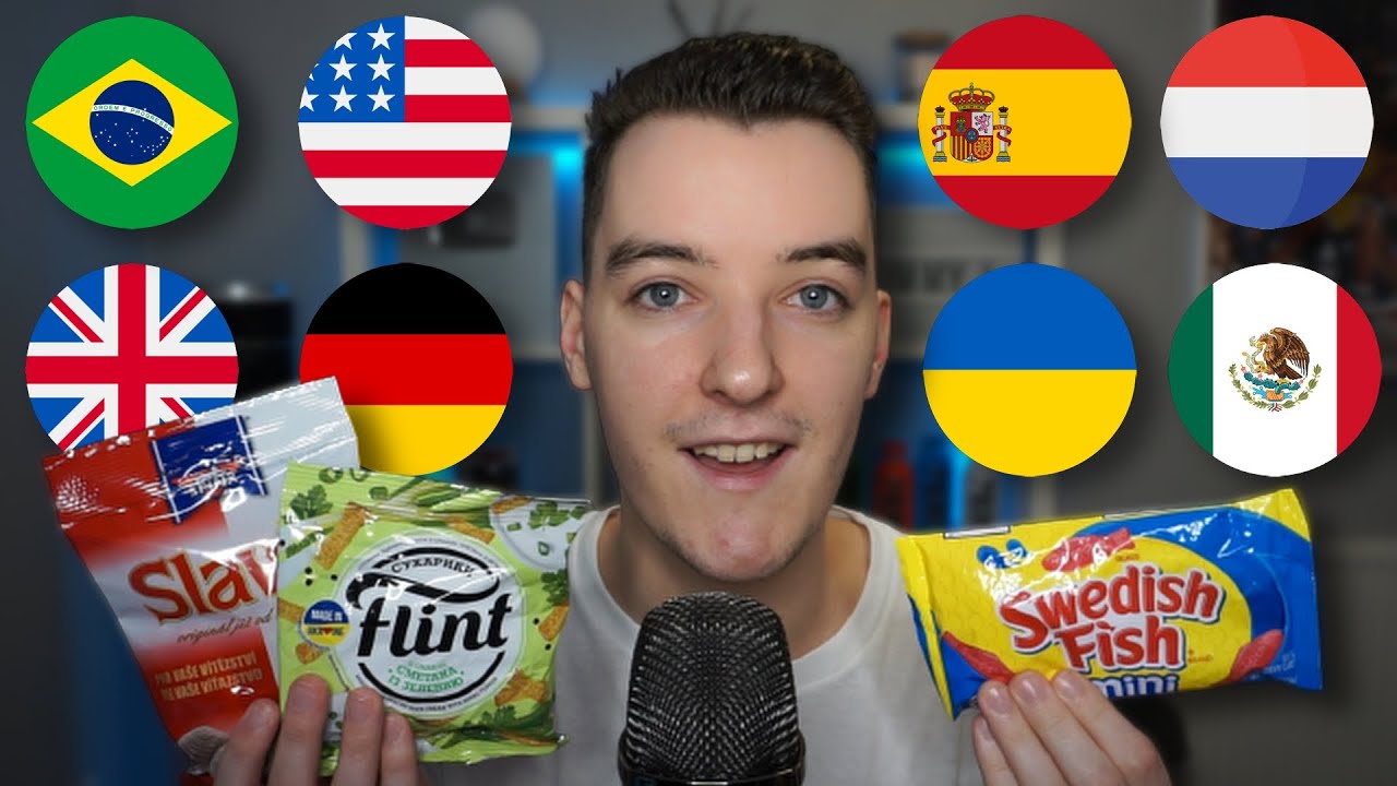 [ASMR] Trying Snacks From Around the World