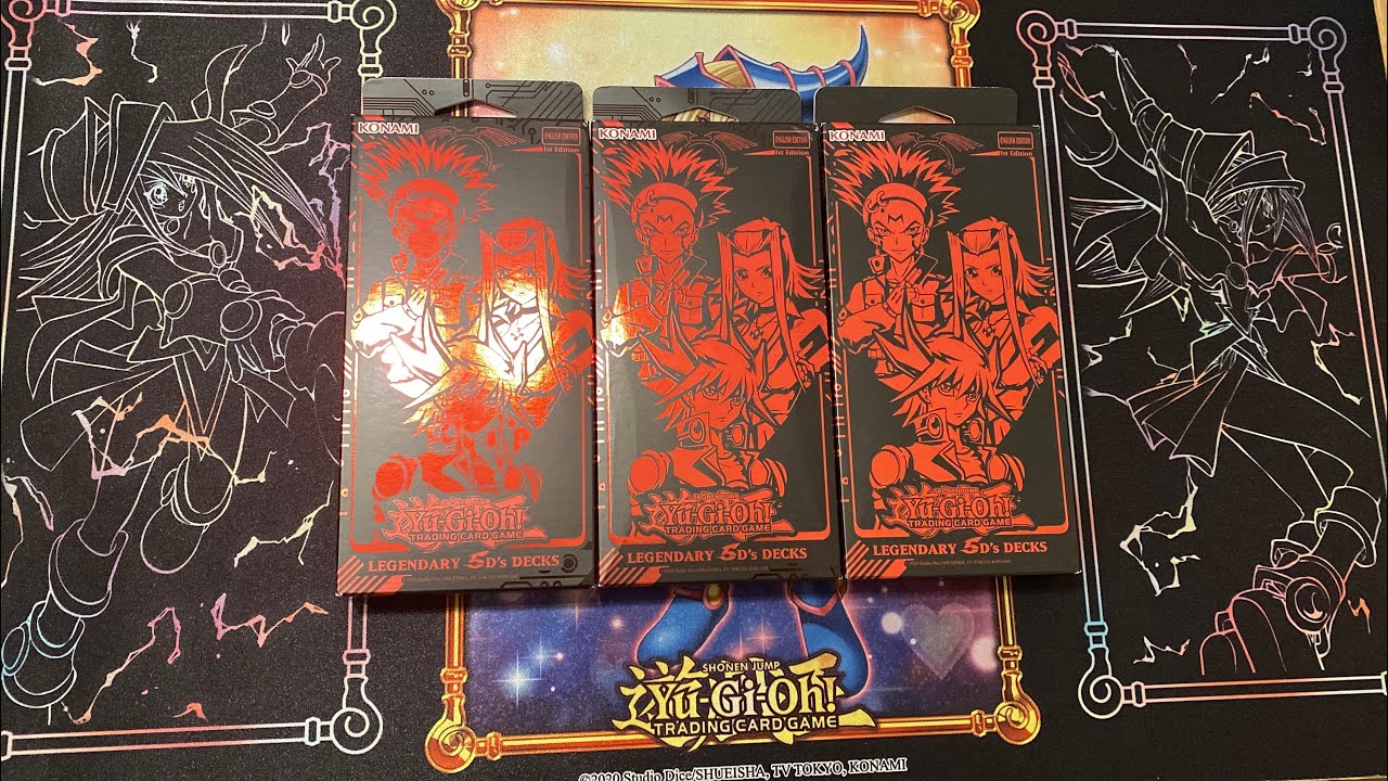 Looking together at The New YuGiOh Legendary 5D decks.