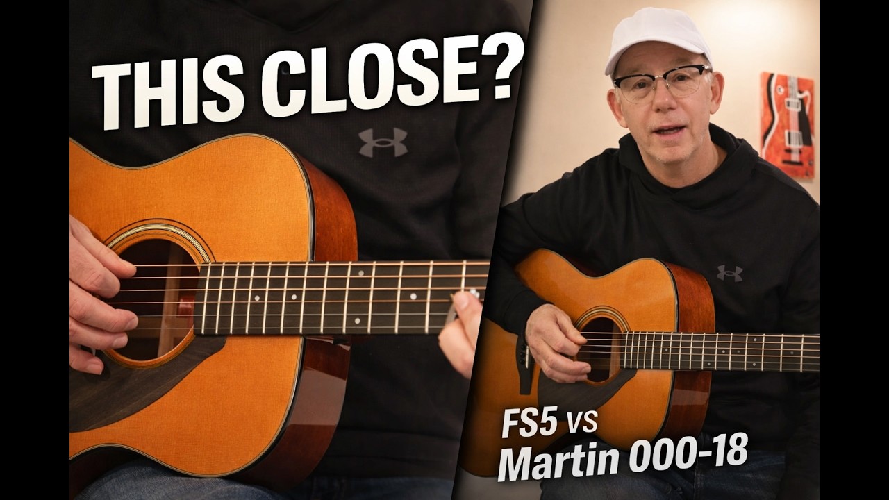 Yamaha FS5 Red Label Review & Compare to Martin 000-18, 000-16, Recording King ROS-318 & Seagull SWS