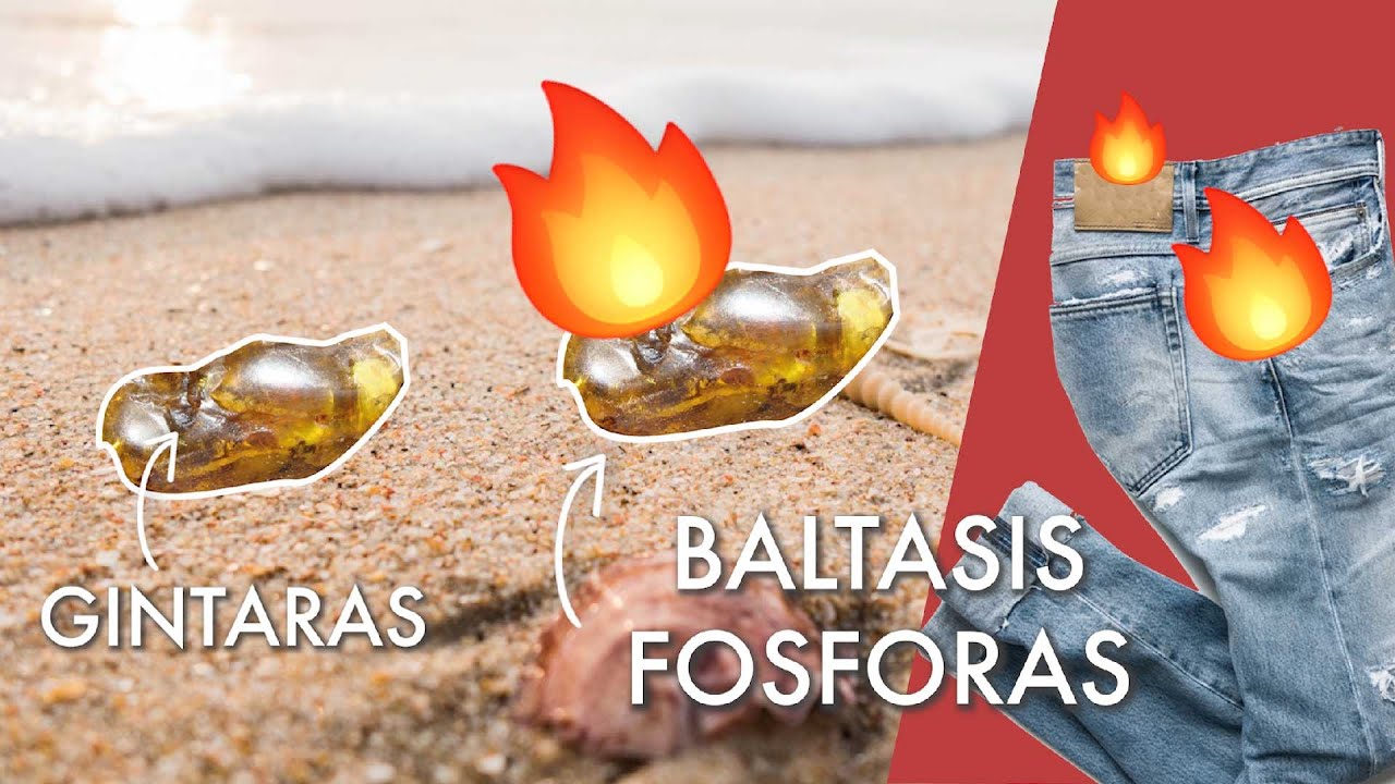Baltasis fosforas Baltijos jūroje: į kišenę įdėtas „gintaras“ užsiliepsnojo