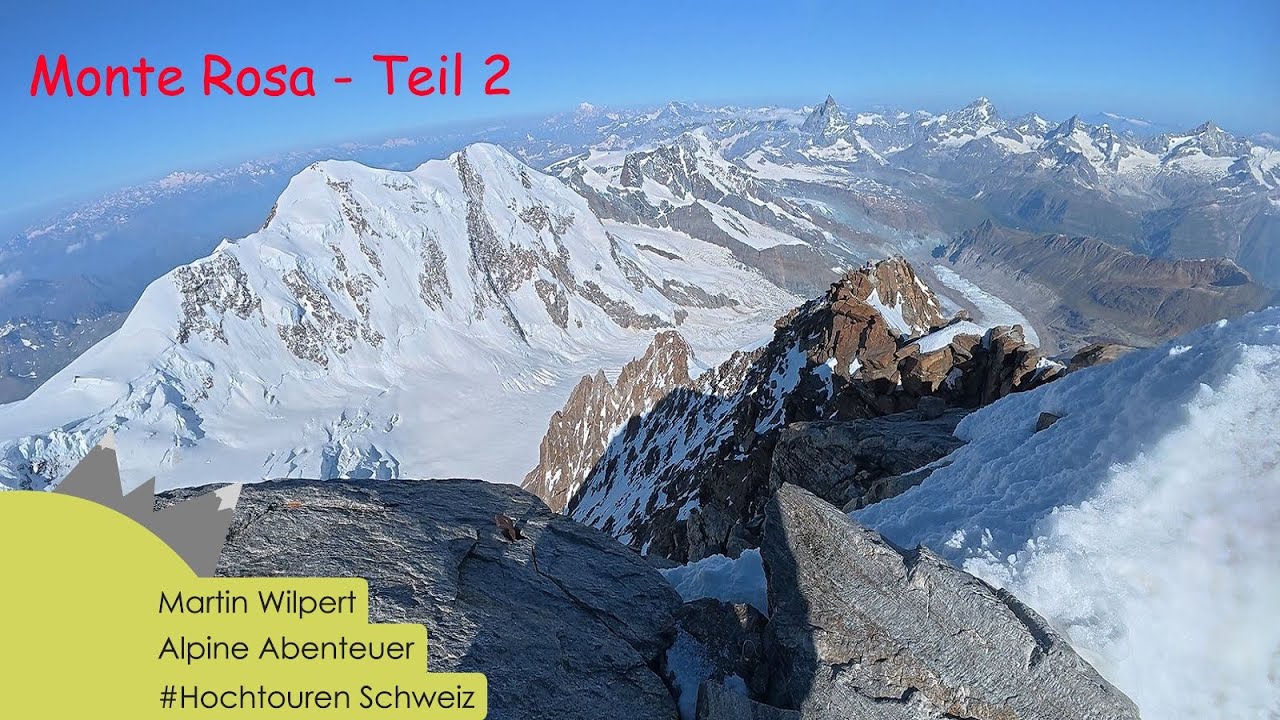 Monte Rosa - Teil 2 (4634 m.ü.M.) - Normalweg von Süden - Hochtour
