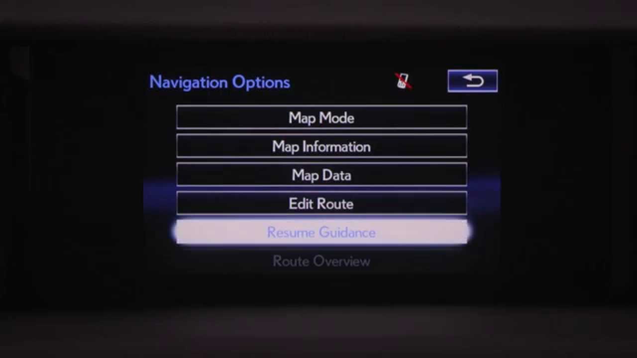 2015 Lexus Navigation Quick Tips   Overview
