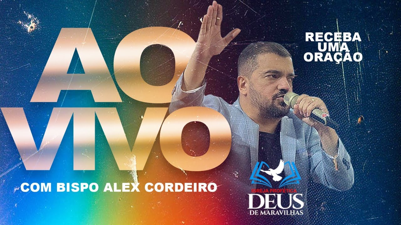Bispo Alex Cordeiro está ao vivo!