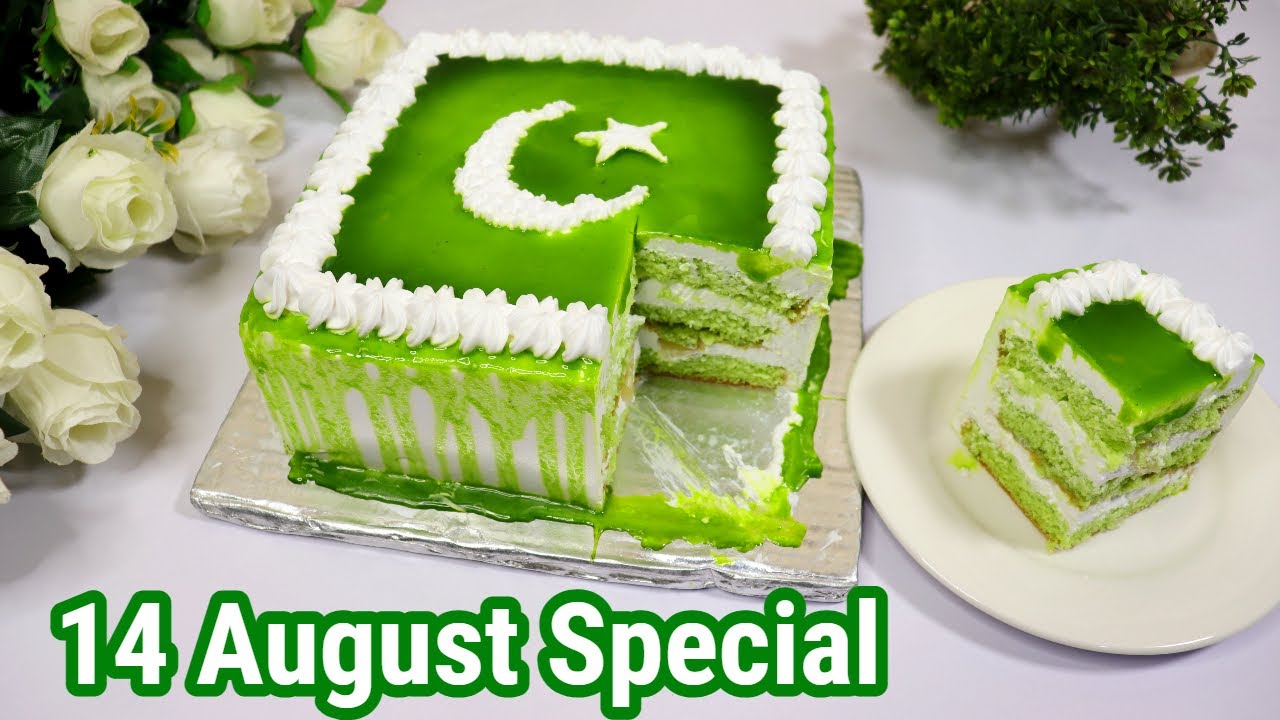 14 August Special Cake Recipe By Tasty Food With Maria | Independence Day Special Cake | Azaadi Cake