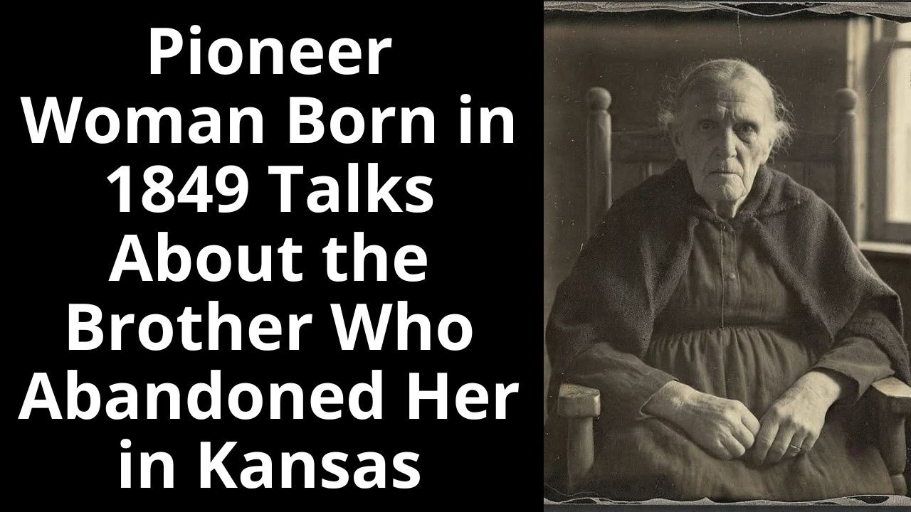 Pioneer Woman Born in 1849 Talks About the Brother Who Abandoned Her in Kansas - Enhanced Audio
