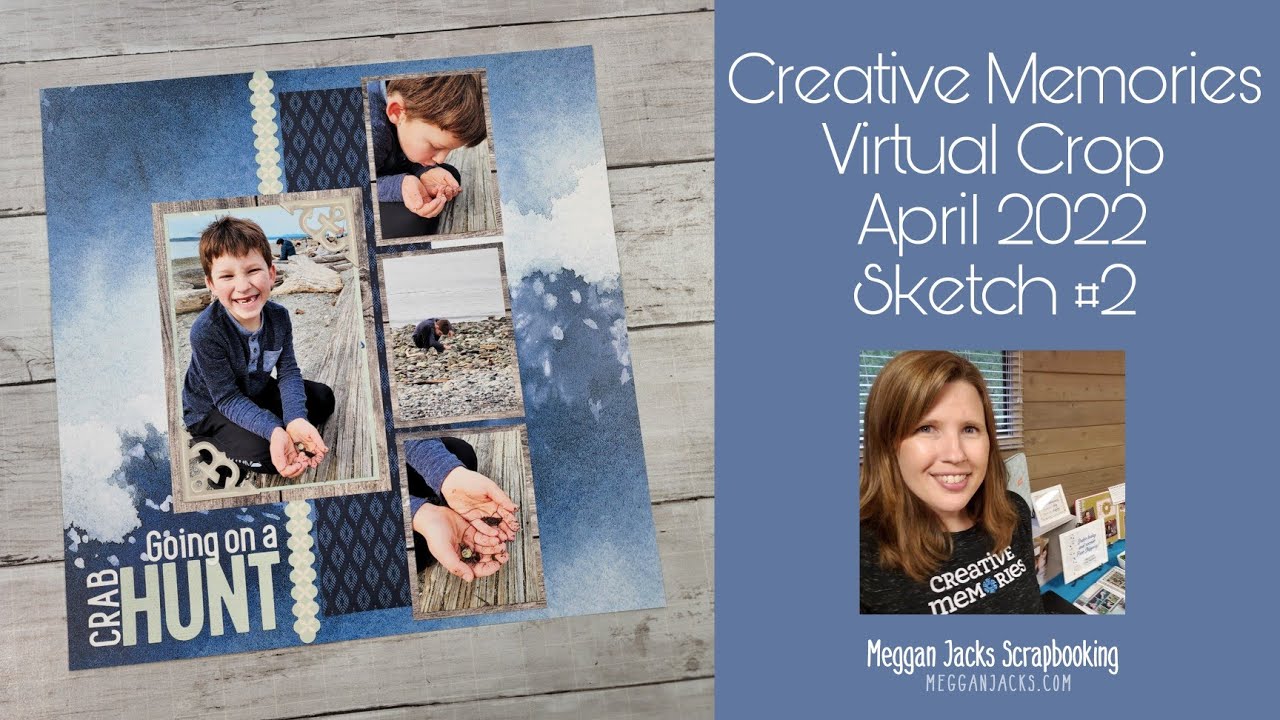 Creative Memories Virtual Crop April 2022 Sketch #2