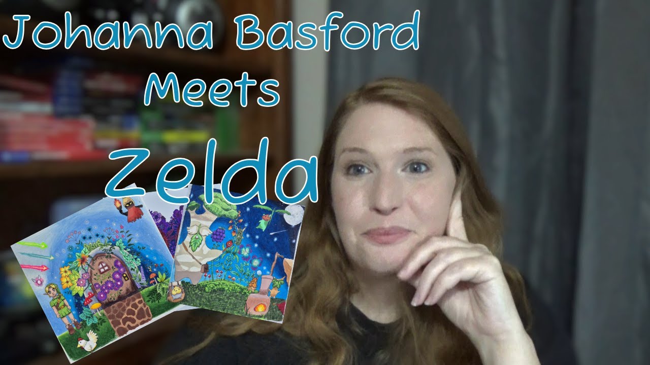 I mixed traditional coloring with Zelda fan art... here's what happened