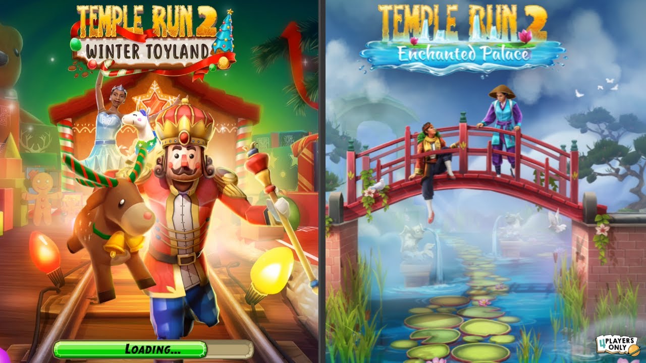 Temple Run 2 👨‍🚀  BELLA BALLET in WINTER TOYLAND Map! Vs SCARLETT FOX in ENCHANTED PALACE 2021 Map!