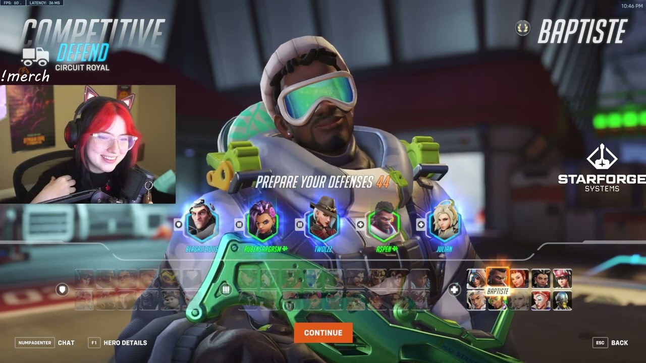 23 тысячи исцелений! Аспен показывает, как играть за Батиста! Overwatch 2, 11-й сезон