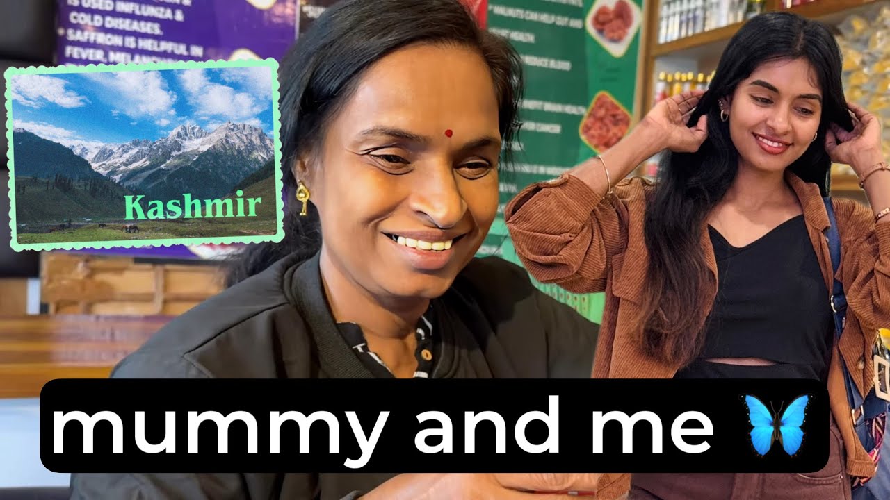 My trip with Amma to Kashmir ❄️ Asvivlogs 176