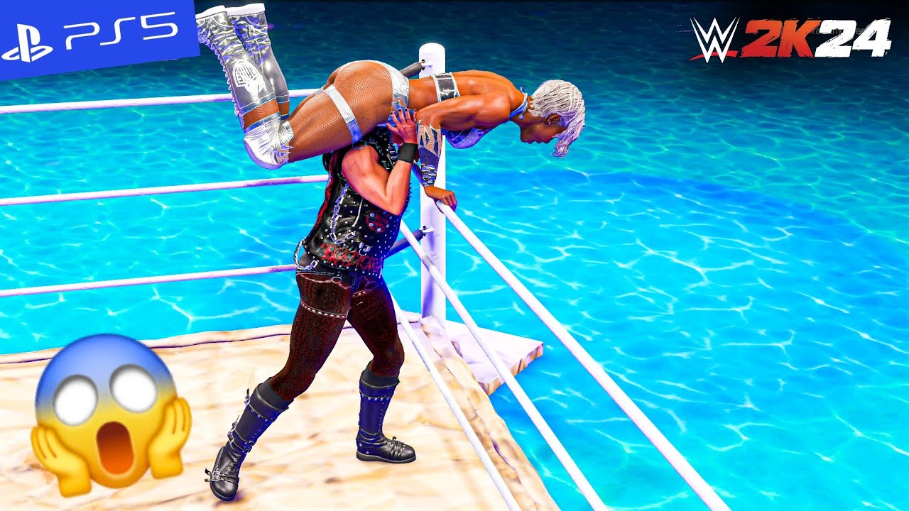 WWE 2K24 - 30 Woman Water Royal Rumble Match | PS5