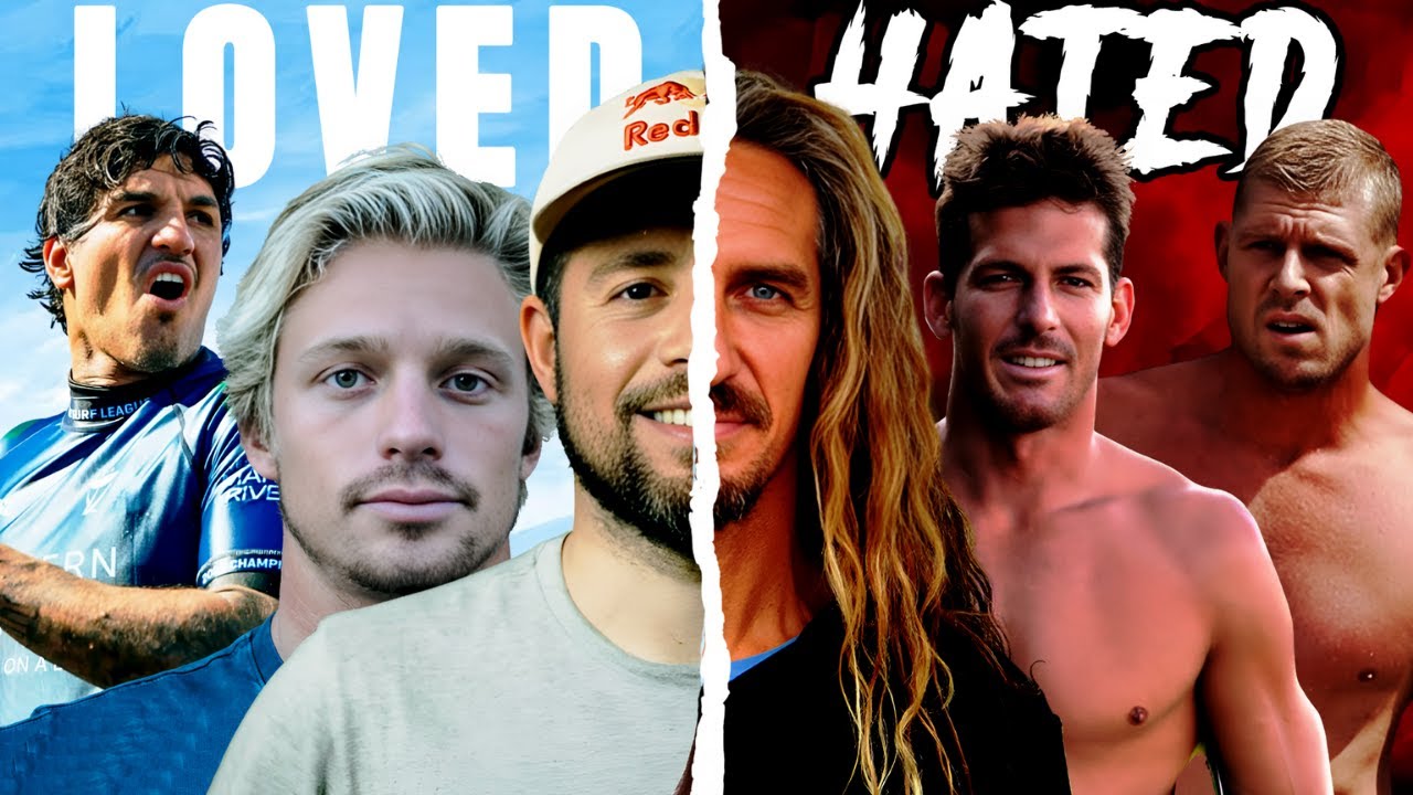 Most Loved vs Most Hated Surfers In History