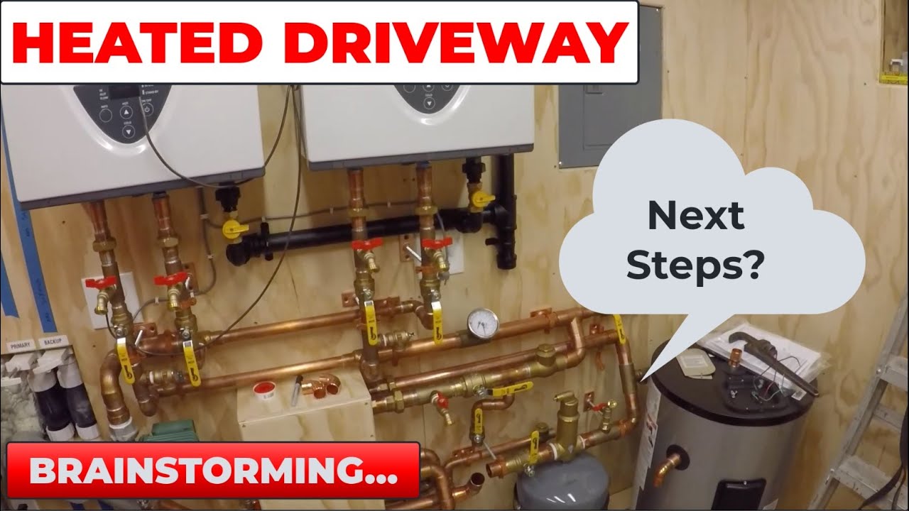 Brainstorming my Next Steps for Piping the Heated Driveway, Radiant & Water - Episode 13 [5-14-2020]