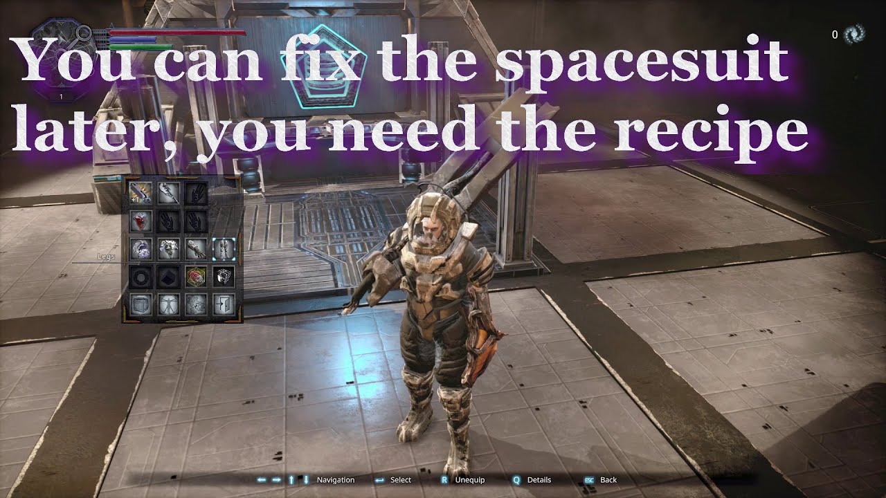 Hellpoint secret heal upgrade and Broken Eva heavy armor set - INB Vault key location + vault