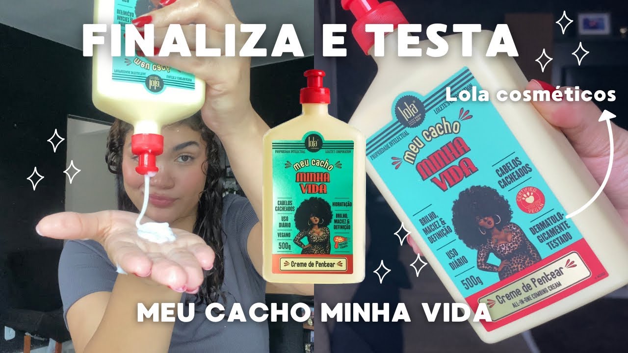 CREME DE PENTEAR *MEU CACHO MINHA VIDA* Lola cosméticos - será que presta?🤔✨