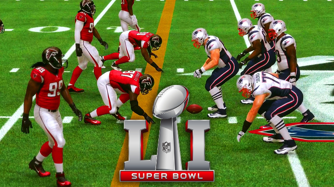 PATRIOTS or FALCONS?! - NFL Super Bowl LI (Madden 17 Prediction Simulation)