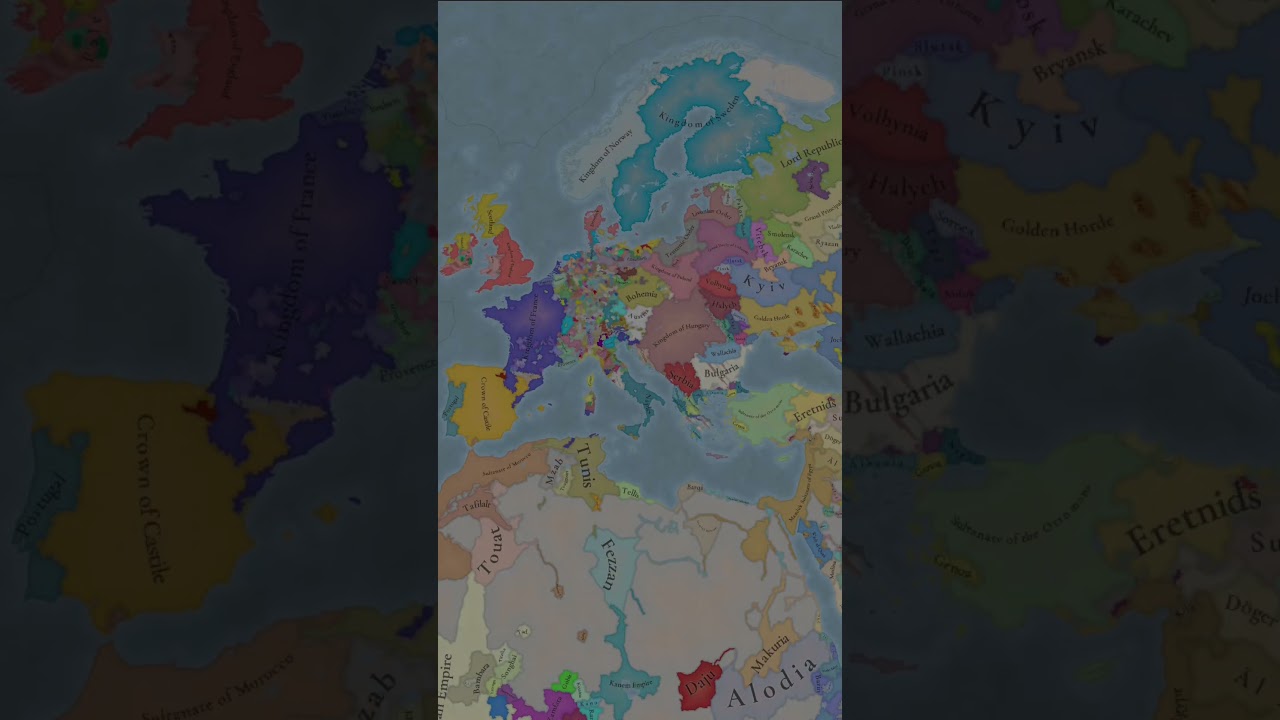 COMPLETE TIMELAPSE OF EUROPA UNIVERSALIS 5! 1337 - 1837