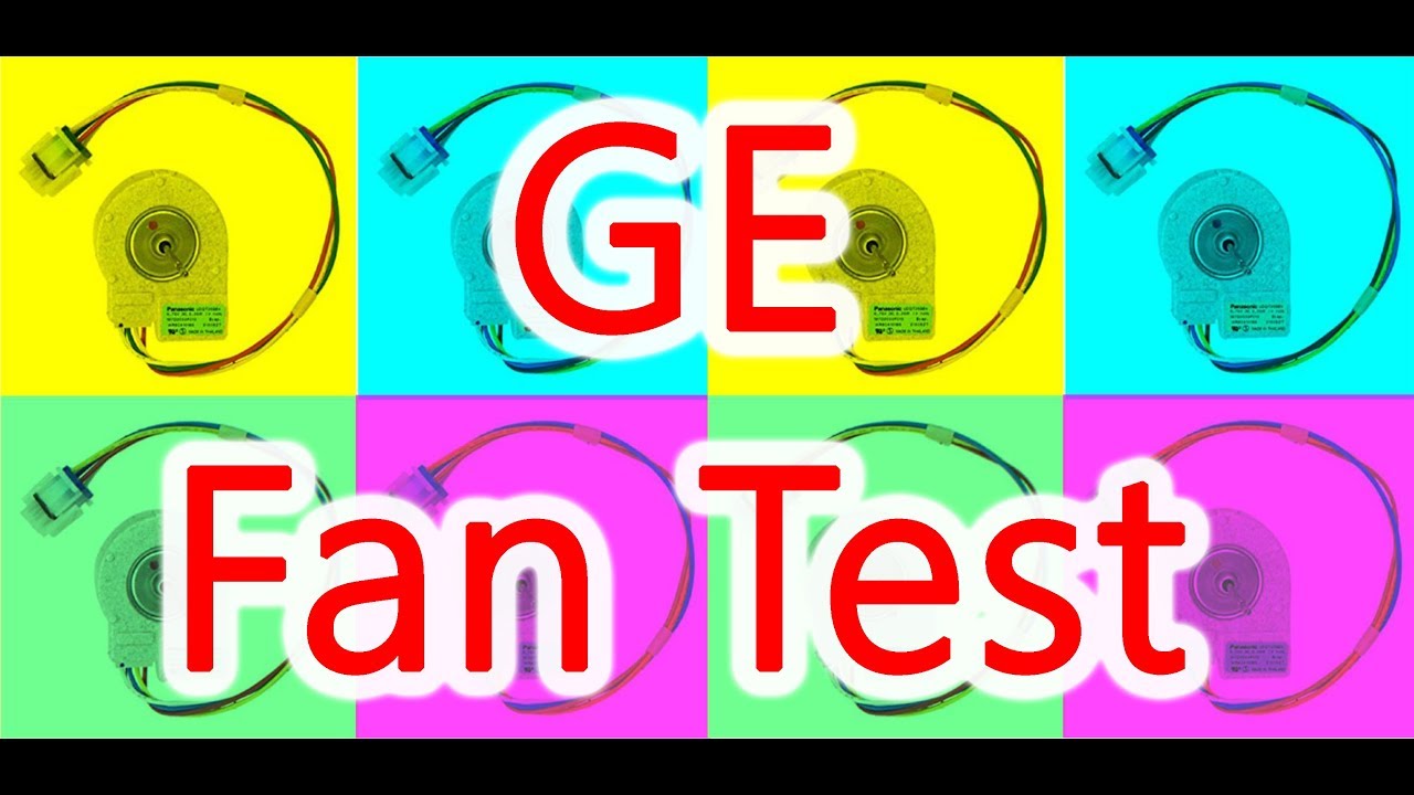 Testing GE Fan Motors - Forced Run & Tachometer Test