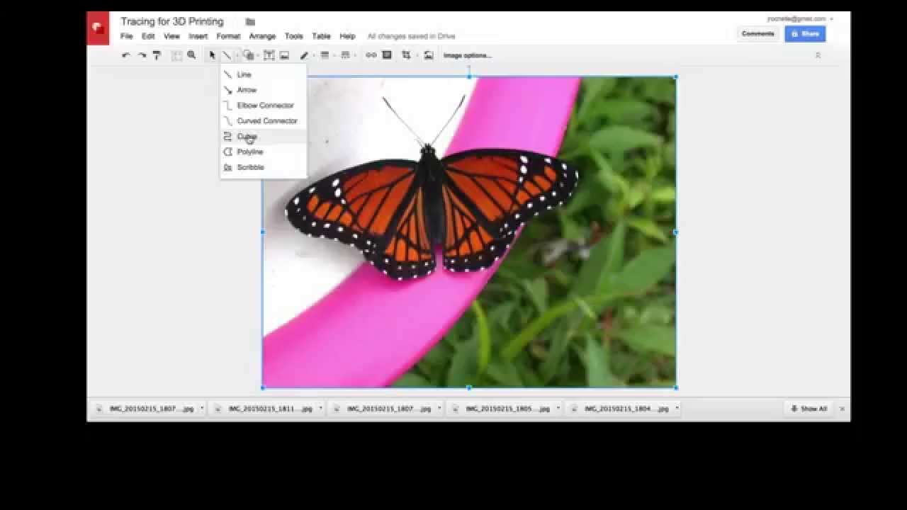 3D Printing using Google Drawings (SVG Output)