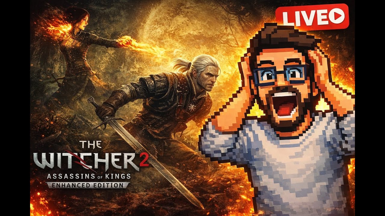 #3 The Witcher 2 LIVE Gameplay | Geralt Begins His Dark Journey