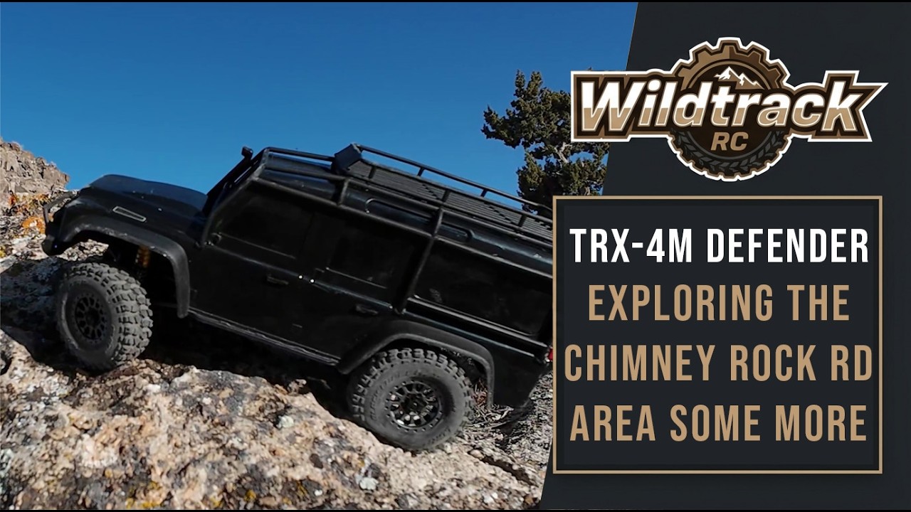 Traxxas TRX4 M Defender 110 - Chimney Rock Road Area - Second time's the charm for these climbs